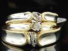 Ladies Mens Diamond Claddagh Engagement Wedding Ring Bridal Set 10k 