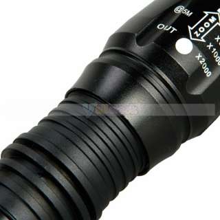   XML XM L T6 1600LM Lumens Zoomable LED Flashlight Torch Focus  