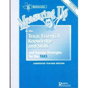 Measuring Up Texas Mathematics (Level D) Annotated Teacher Edition 
