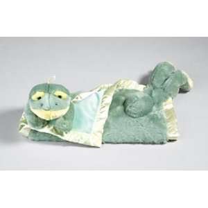  My Lil Banky Paddy the Green Frog Baby Blanket Cuddle Toy 