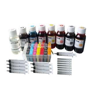   ink kit for EPSON Stylus Photo R1900 printer + 8 syringes Office