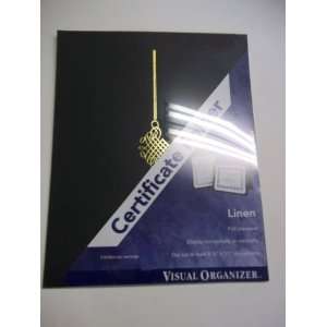 Mead Westvaco, Certificate Folder, 07533, 8 1/2 x 11, Linen, Foil 