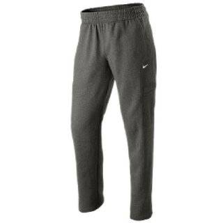  Nike Grey Open Bottom Swoosh Cargo Fleece Sweatpants 