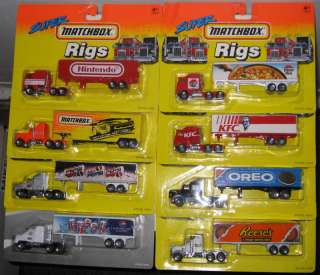 LOT OF 24 MATCHBOX SUPER RIGS  NEW FROM 93,94,96,97  