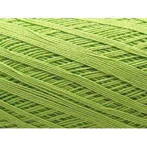  Free Ship Bright Light Green Size 10 Crochet Cotton Thread Yarn 