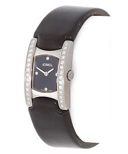 Ebel Beluga Manchette Womens Diamond Black Watch  