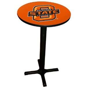 Oklahoma State Cowboys College Laminated Bar Table  Sports 