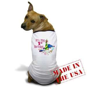  Its My 1st Birthday Party Hats Funny Dog T Shirt by 