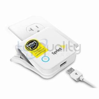 OEM Sprint Travel Charger PLUS for HTC Evo 4G 3D Shift Design Battery 