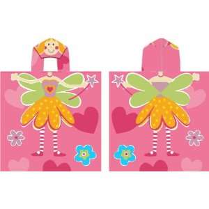  2 Item Bundle Kreative Kids T6501 Fairy Hooded Poncho 