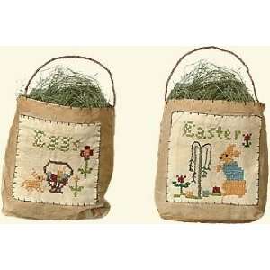  Primitive Stitched Easter Bags