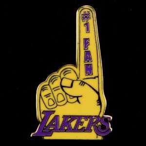  Los Angeles Lakers #1 Fan Pin