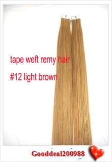 More Color 20 Remy Tape Hair Extension 100g&40pcs  