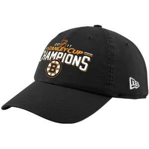 New Era Boston Bruins Youth Black 2011 NHL Stanley Cup Champions 