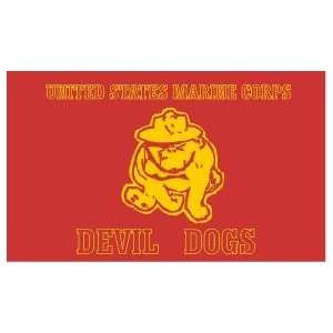 Marine Devil Dogs Flag 3x5ft Polyester 
