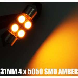  31mm 35mm 3175 Trunk Interior LED Light Bulb Yellow SMD 
