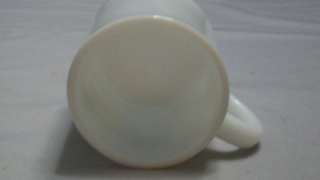 Vintage Milk Glass Teacher Coffee Mug  