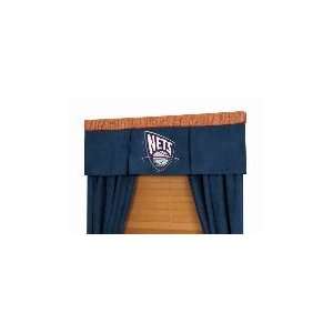 NBA NEW JERSEY NETS MVP Micro Suede Valance  Kitchen 