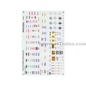   Scale Trailer & Containers Decal Set   Data 1965+ Toys & Games