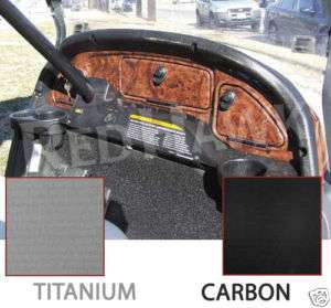 New Club Car Precedent Custom Dash Carbon Titanium Wood  