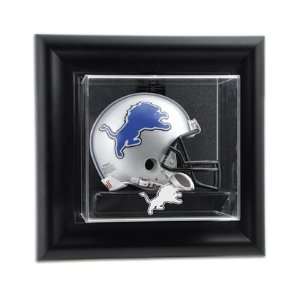  Detroit Lions Wall Mounted Mini Helmet Display Case