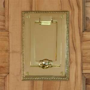    Tolston Brass Door Knocker   Polished Brass