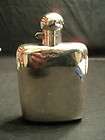 ANTIQUE ENGLISH STERLING SILVER POCKET FLASK made by JAMES DIXON 