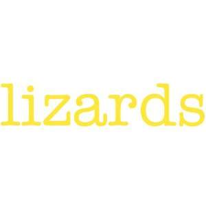 lizards Giant Word Wall Sticker 