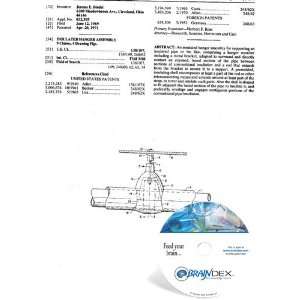    NEW Patent CD for INSULATED HANGER ASSEMBLY 
