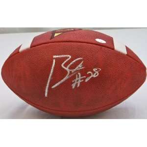 Chris Beanie Wells Signed Football   Autographed Footballs  