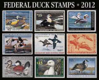 Federal Duck Stamps 2012 Wall Calendar 9781607554462  