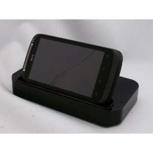   2nd battery slot Sync charger for HTC Desire S only Black Electronics
