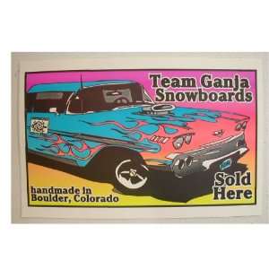  Team Ganja Snowboards poster 