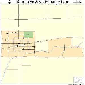  Street & Road Map of Summerfield, Illinois IL   Printed 