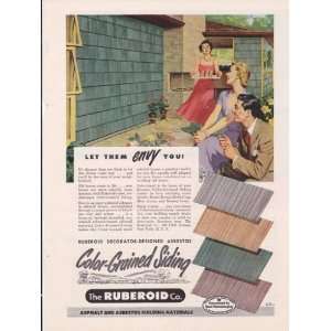 The Ruberoid Co Asphalt And Asbestos Building Materials 1952 Original 