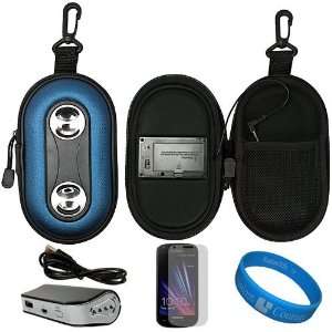  Nylon Blue VSound Portable Speaker Case for T Mobile 