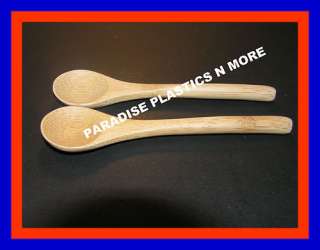 Pampered Chef Petite Bamboo Spoons Mini Set # 2307 Brand New Free 