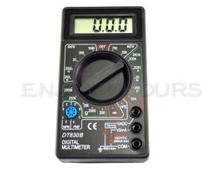LCD Digital Voltmeter Ammeter Ohm Multimeter DT830B New  