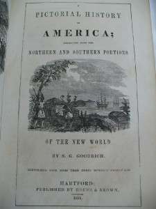 1851 HISTORY OF AMERICA. SLAVES, WAR, INDIANS, SETTLERS  