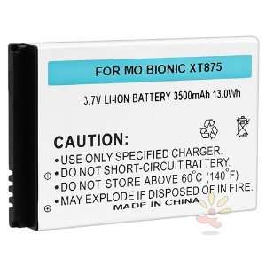  For MOTOROLA Droid Bionic XT875 Extended Li ion Battery W 