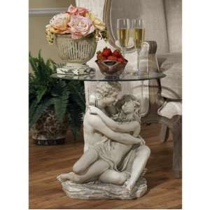  Romatic Lovers Couple Sculpture Occasional Side Accent 