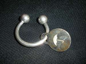 Tiffany & Co. Sterling Silver/.925 Key Ring/FOB 2001  