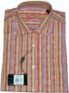   Uomo NWT M 100% Cotton Long Sleeve Mens Dress Shirt Fancy  