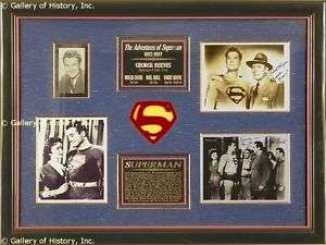 GEORGE SUPERMAN REEVES   COLLECTION CO SIGNED  