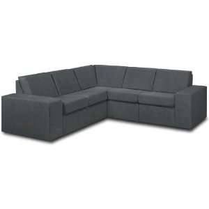Mission Federal Faux Leather Ray Sectional 