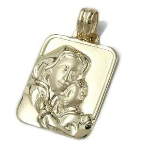    RELIGIOUS MEDAL, MOTHER MARY, 14K GOLD, NEW DE NO Jewelry