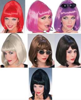 Shoulder Length Bouffant Style Starlet Wig Different Colors  