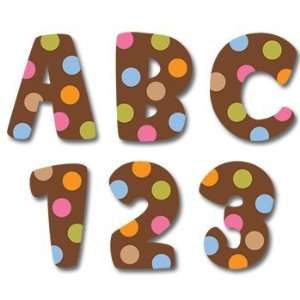  Dots On Chocolate Uppercase Letter