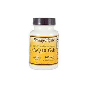  CoQ10 Gels 100mg   Natural Trans Isomer, 10 softgel caps 