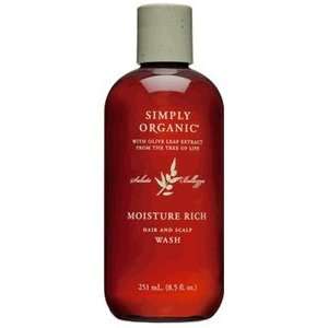    Simply Organic Moisture Rich Shampoo, 32 oz / liter Beauty